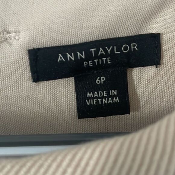 Ann Taylor Tan Collared Shift Dress - Picture 3 of 5